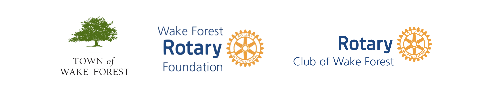 Town of Wake Forest · Wake Forest Area Chamber of Commerce · Rotary Club of Wake Forest